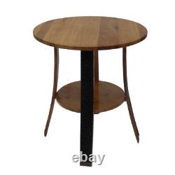 IRISH' Pub-Bistro TABLE Oakwood Top Handcrafted Solid Oak Barrel Furniture