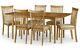 Ibsen Extending Oak 6 Seat Dining Set Option Table And Chairs 2 Man Home Del