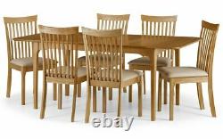 Ibsen Extending Oak 6 Seat Dining Set Option Table and Chairs 2 Man Home Del