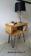 Industrial Hairpin Legs Bedside Table/side Table/lamp Table/solid Pine Wood