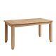 Kingston Oak 1.6m Butterfly Extending Dining Table / Solid Wood Kitchen Table