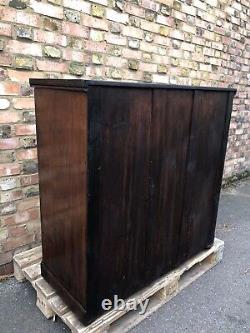 L(219) Antique Victorian Chest Of Drawers Commode Mahogany wood