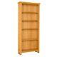 Large Oak Bookcase Shelving Unit 5 Shelves Newlyn Solid Wood Furniture Storage
