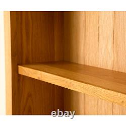 Large Oak Bookcase Shelving Unit 5 Shelves Newlyn Solid Wood Furniture Storage