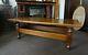 Large Vintage Solid Oak Coffee Table, 4.2ft Mid-century Wooden Table 70's Retro