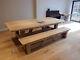 Large Rustic English Oak Dining Table Reclaimed Chunky Solid Furniture 16 Seater