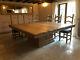 Large Rustic English Oak Dining Table Reclaimed Solid Pedistal 16 Seater Bespoke