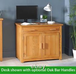 London Solid Oak Hideaway Home Office Computer Desk UK46