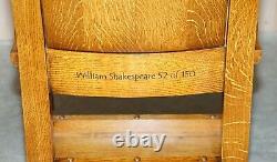 Ltd Edition Stewart Linford William Shakespeare Metamorphic Library Steps Chair