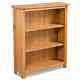 Modern 3-tier Bookcase 70x22.5x82 Cm Solid Oak Wood
