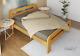 Nodax King Size 5ft Solid Wooden Pine Bedframe With Sturdy Slats F2 Furniture