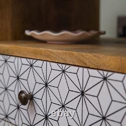 Nordic Style Bedside Table Vintage Cabinet Nordic Solid Wood Side End Unit Jalla