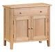 Normandy Oak Mini Sideboard / Solid Wood Small Cupboard / Scandi Cabinet Unit