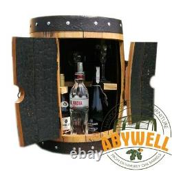 Oak Barrel MINI DRINK CABINET made & recycled from Scotch ex-Whiskey Barrel
