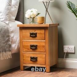 Oak Bedside Bedside Locker Bedside cabinet Bedside Drawers Bedside 3 Drawers new