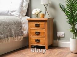 Oak Bedside Bedside Locker Bedside cabinet Bedside Drawers Bedside 3 Drawers new