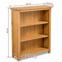 Oak Bookcase DVD Rack Home Book Shelf Cabinet Display Storage Solid Wood Wooden