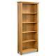 Oak Bookcase Wooden Books Cd Dvd Photo Frame Storage 5 Tier Wood Office Home