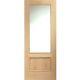 Oak Chatsworth 1 Light Unglazed Fd30 Fire? Door