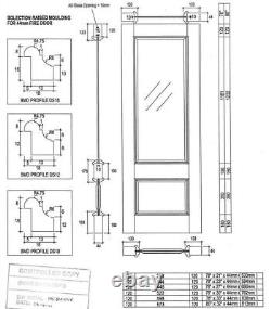 Oak Chatsworth 1 Light Unglazed FD30 Fire? Door