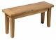 Oak Dining Bench Solid Wood Seat For Dining / Kitchen Table