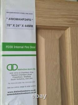 Oak Maidenborough 4 Panel FD30 Fire? Door