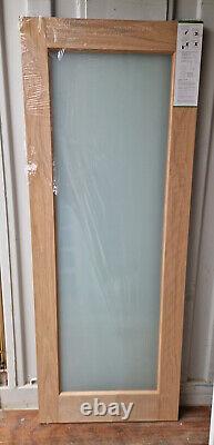 Oak Pattern 10 / Mexicano 1 Light Internal Door Obscure Glazed Slight Second