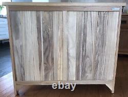 Oak Sideboard Solid Wood Small 2 Door+2 Drawer Storage Cupboard Dining Storage
