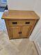 Oak Sideboard Solid Wood Small 2 Door+2 Drawer Storage Hallway