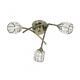 Oaks Lighting 5157/3 Ab Naira Ant Brass Semi Flush