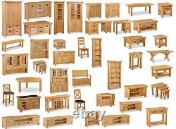 Oakvale Large Sideboard / Solid Wood Wide 3 Drawer 3 Door Side Cabinet