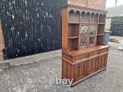 Old Charm Dark Oak Dresser Original Condition