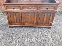 Old Charm Dark Oak Dresser Original Condition