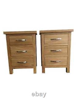 Pair of bedsides, 3 Drawer bedsides, Bedside Table, Bedside, Nightstand, Locker