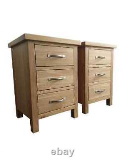 Pair of bedsides, 3 Drawer bedsides, Bedside Table, Bedside, Nightstand, Locker