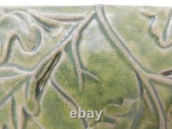 Pewabic Oak Leaves Glazed Ceramic Tile Detroit Arts & Crafts 2008 Art Pottery