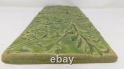 Pewabic Oak Leaves Glazed Ceramic Tile Detroit Arts & Crafts 2008 Art Pottery