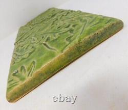 Pewabic Oak Leaves Glazed Ceramic Tile Detroit Arts & Crafts 2008 Art Pottery