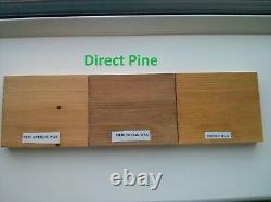Pine Furniture Solid Pine Aylesbury 120cm High Bookcase No Flat Packs