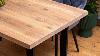 Premium Solid Oak Dining Table Natural Oak