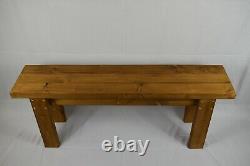 Quality Handmade Garden-kitchen-Dining Wooden Bench (14inch wide seat)