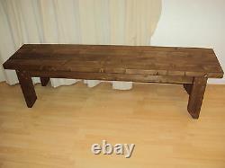 Quality Handmade Garden-kitchen-Dining Wooden Bench Sturdy And Solid 5FT