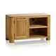 Romsey Natural Solid Oak Small Tv Unit And Coffee Table From Oak Furnitureland
