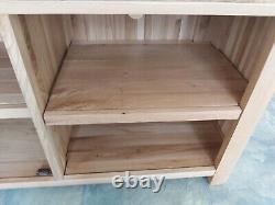 Romsey Natural Solid Oak Small TV Unit and Coffee Table from Oak Furnitureland