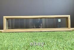 Rustic Oak Window Handcrafted Solid European Oak 1260mm x 300mm Shepherds Hut