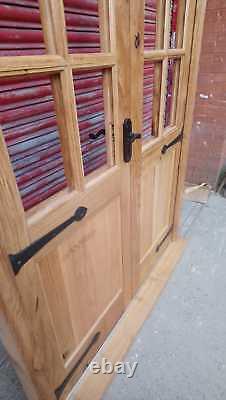 Rustic Solid Oak French Doors Georgian style! Vintage! Made to measure! Bespoke