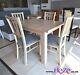 Set Of Extending Dining Table And 4 Wooden Chairs, Strong&solid, Oak Sonoma Marp