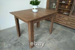 SET of extending dining table and 4 wooden chairs strong, solid, oak stirling Ma