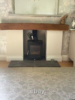 SOLID OAK BEAM MANTLE FOR FIREPLACE Log Burner Stove