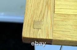 Sideboard Cabinet Cupboard Solid Oak Pine Slim in 2 Drawer Dorset French Ivory